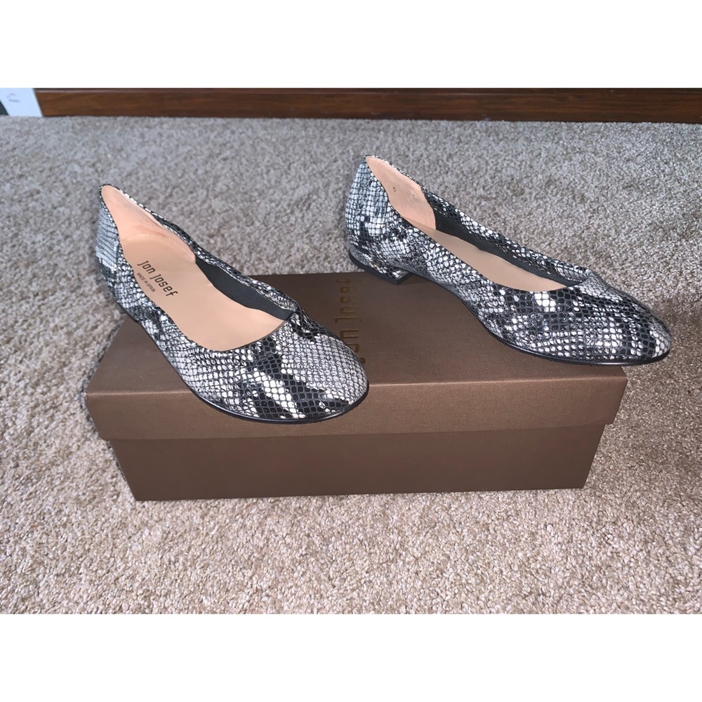 Jon Josef Snakeskin Flats